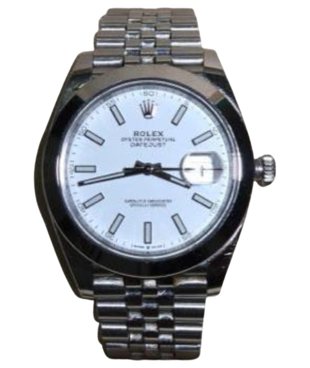ROLEX Серебряные часы, фото 1