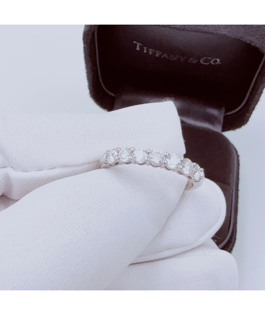 TIFFANY&CO Серебряное платиновое кольцо, фото 3