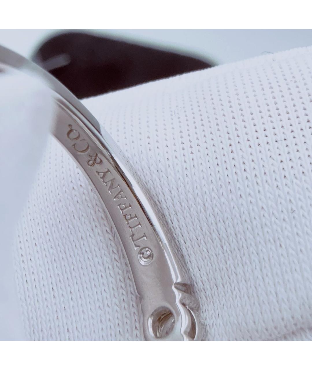 TIFFANY&CO Серебряное платиновое кольцо, фото 7