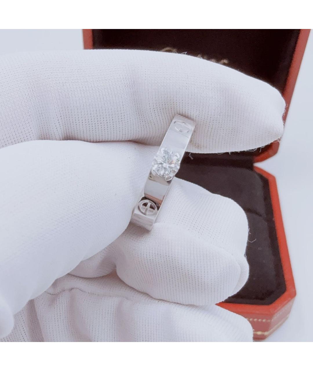 CARTIER Серебряное кольцо из белого золота, фото 4