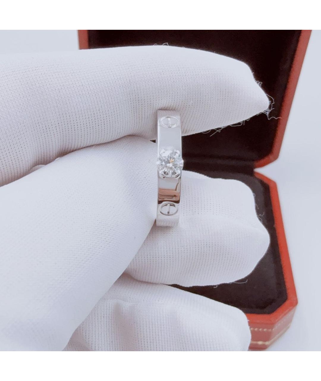 CARTIER Серебряное кольцо из белого золота, фото 3