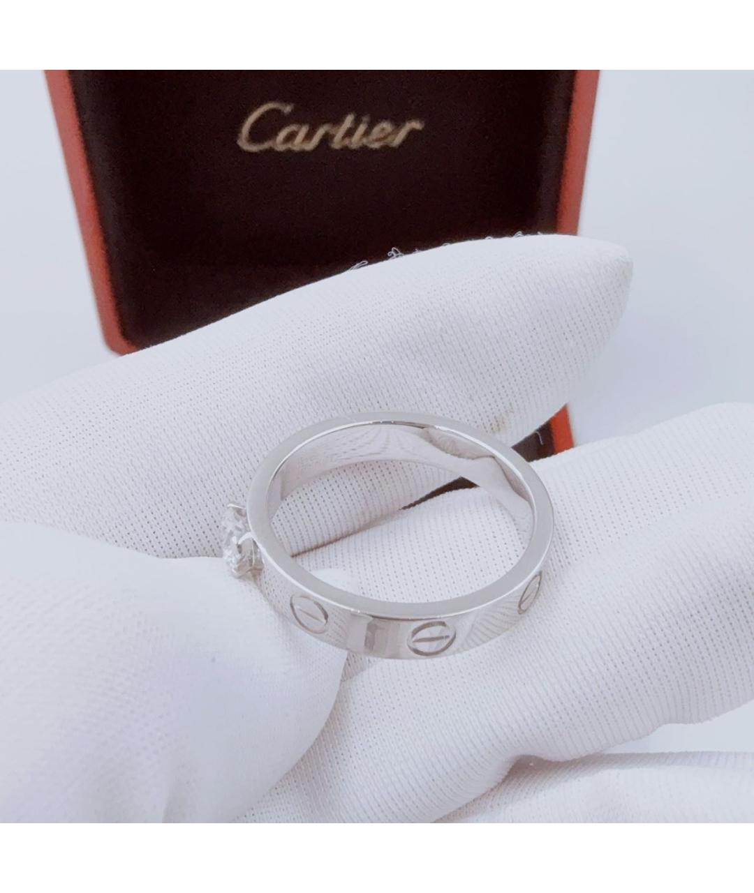 CARTIER Серебряное кольцо из белого золота, фото 5