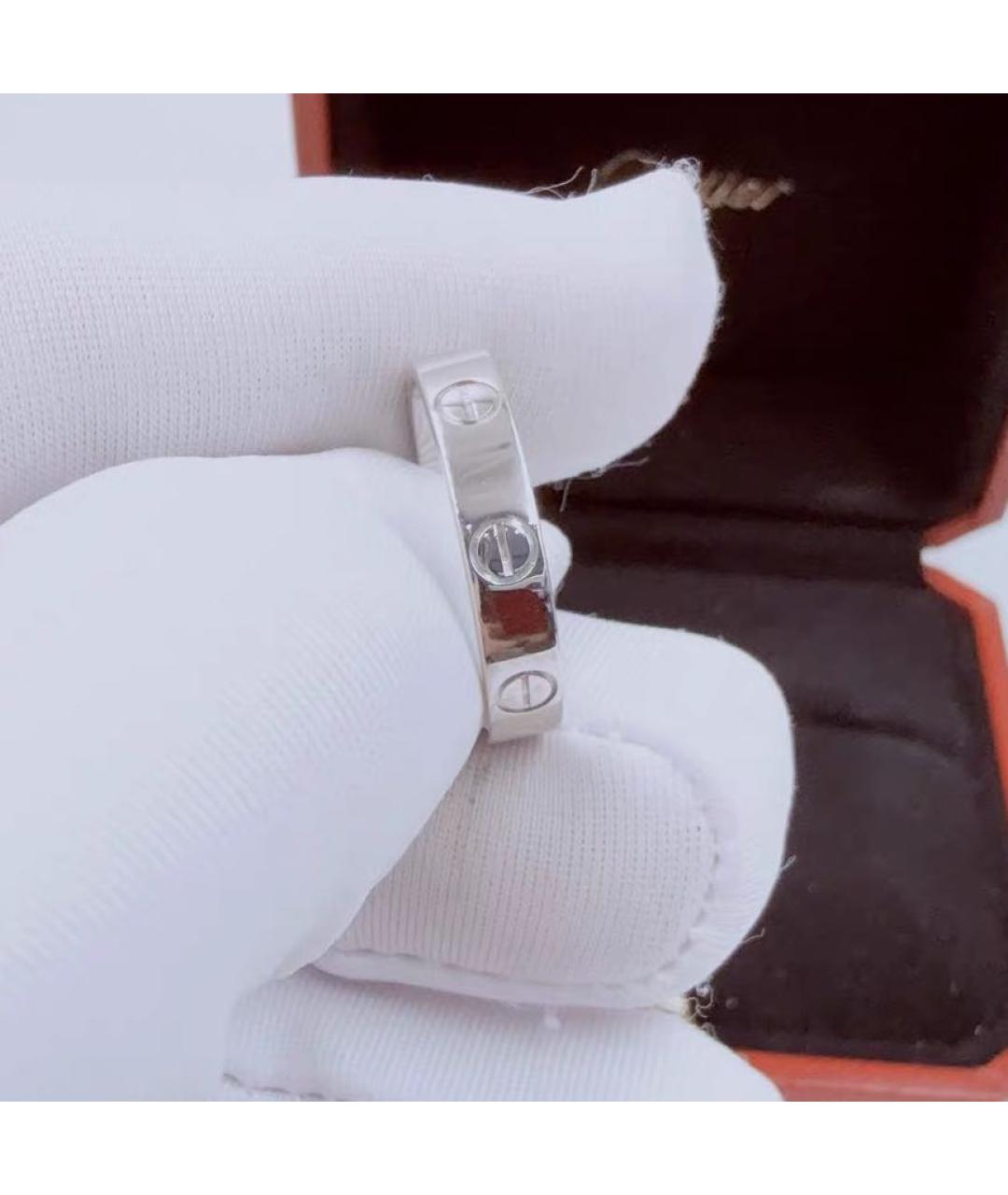 CARTIER Серебряное кольцо из белого золота, фото 4