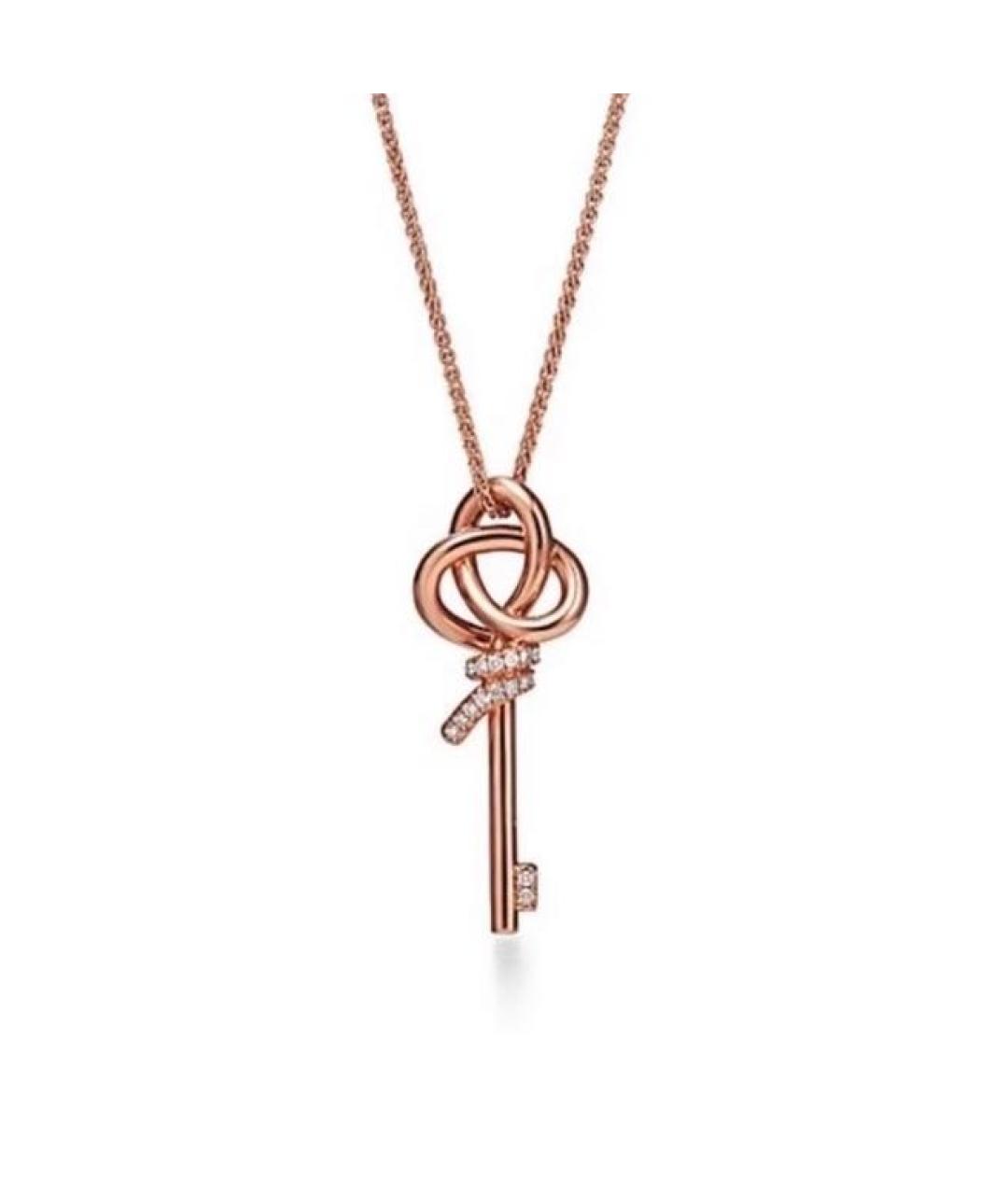 TIFFANY&CO Розовое колье из розового золота, фото 1