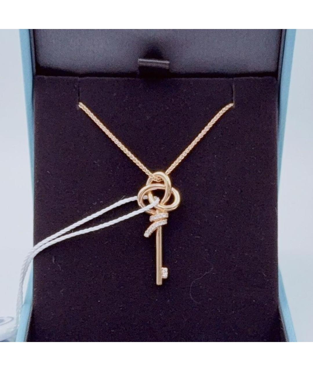 TIFFANY&CO Розовое колье из розового золота, фото 2
