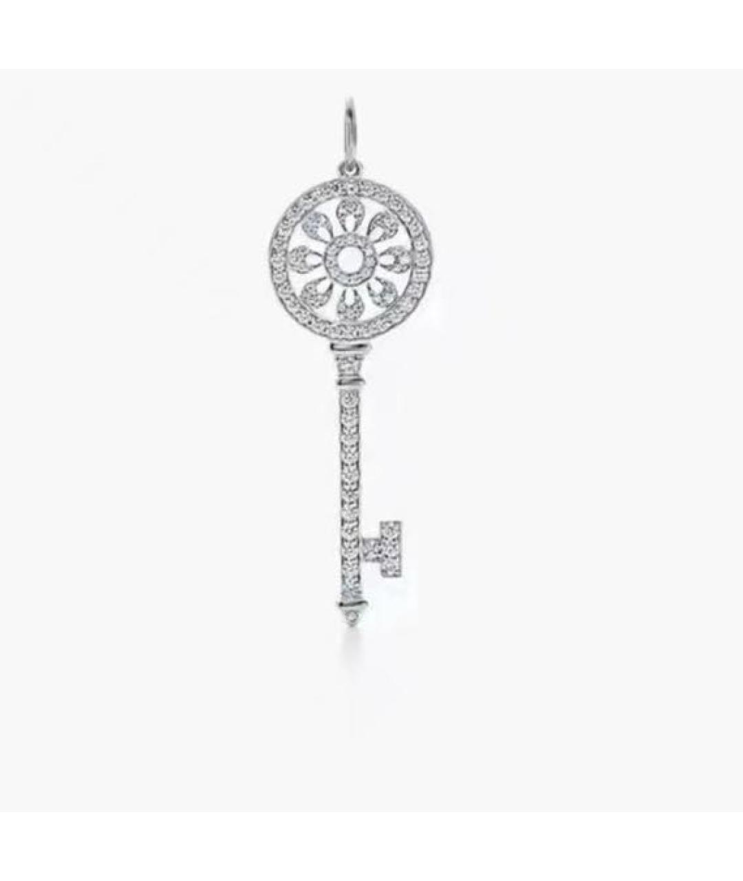 TIFFANY&CO Серебряное платиновое колье, фото 7