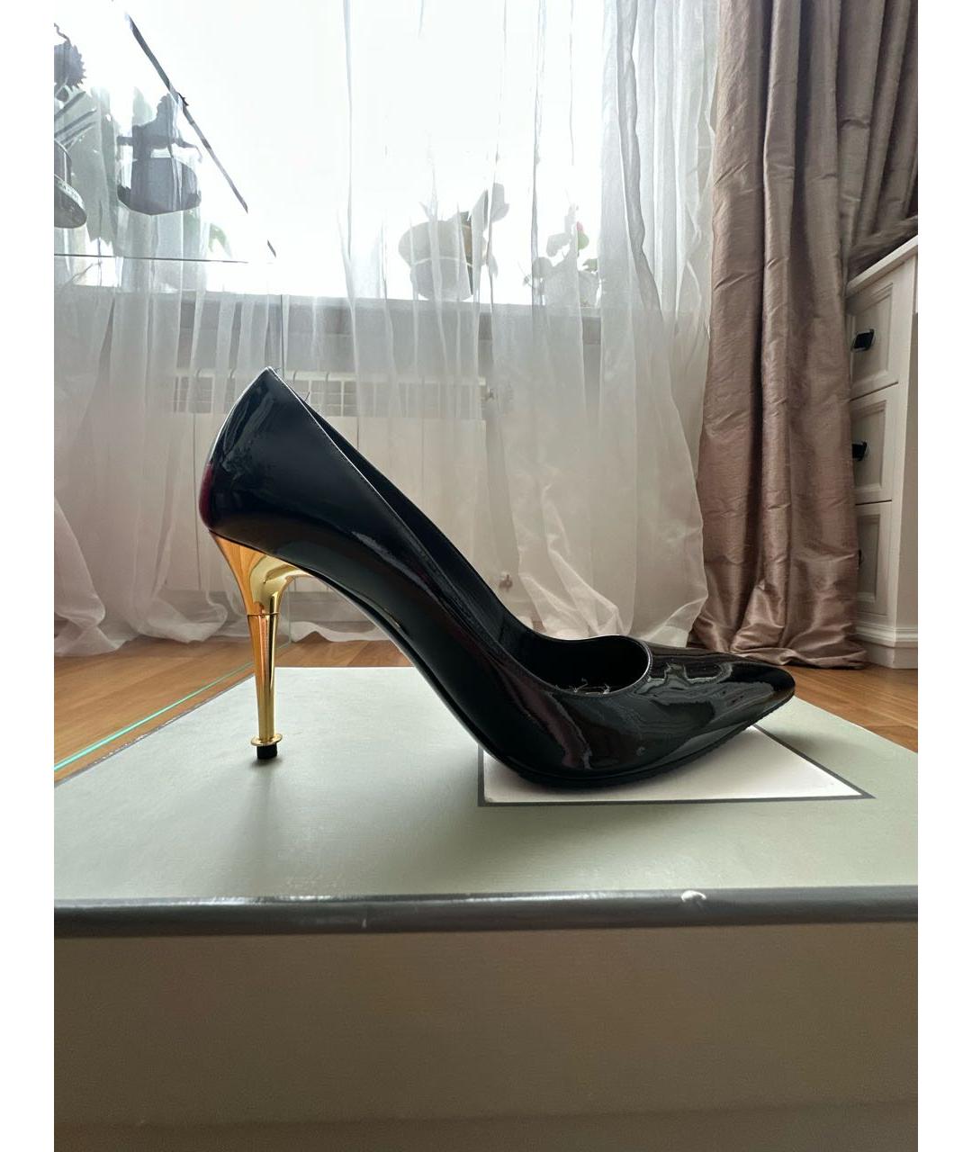 TOM FORD Черные туфли из лакированной кожи, фото 9