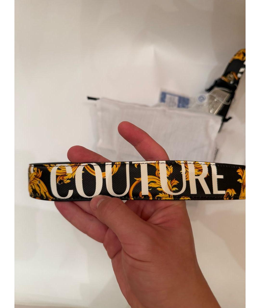 VERSACE JEANS COUTURE Мульти кожаный ремень, фото 5