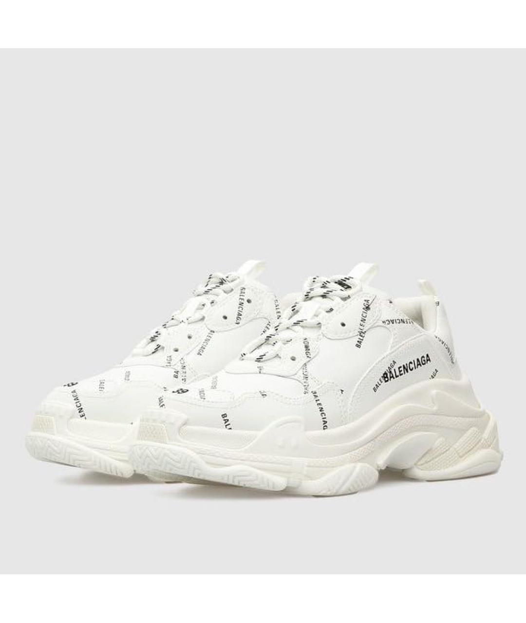 BALENCIAGA Белые кроссовки, фото 2