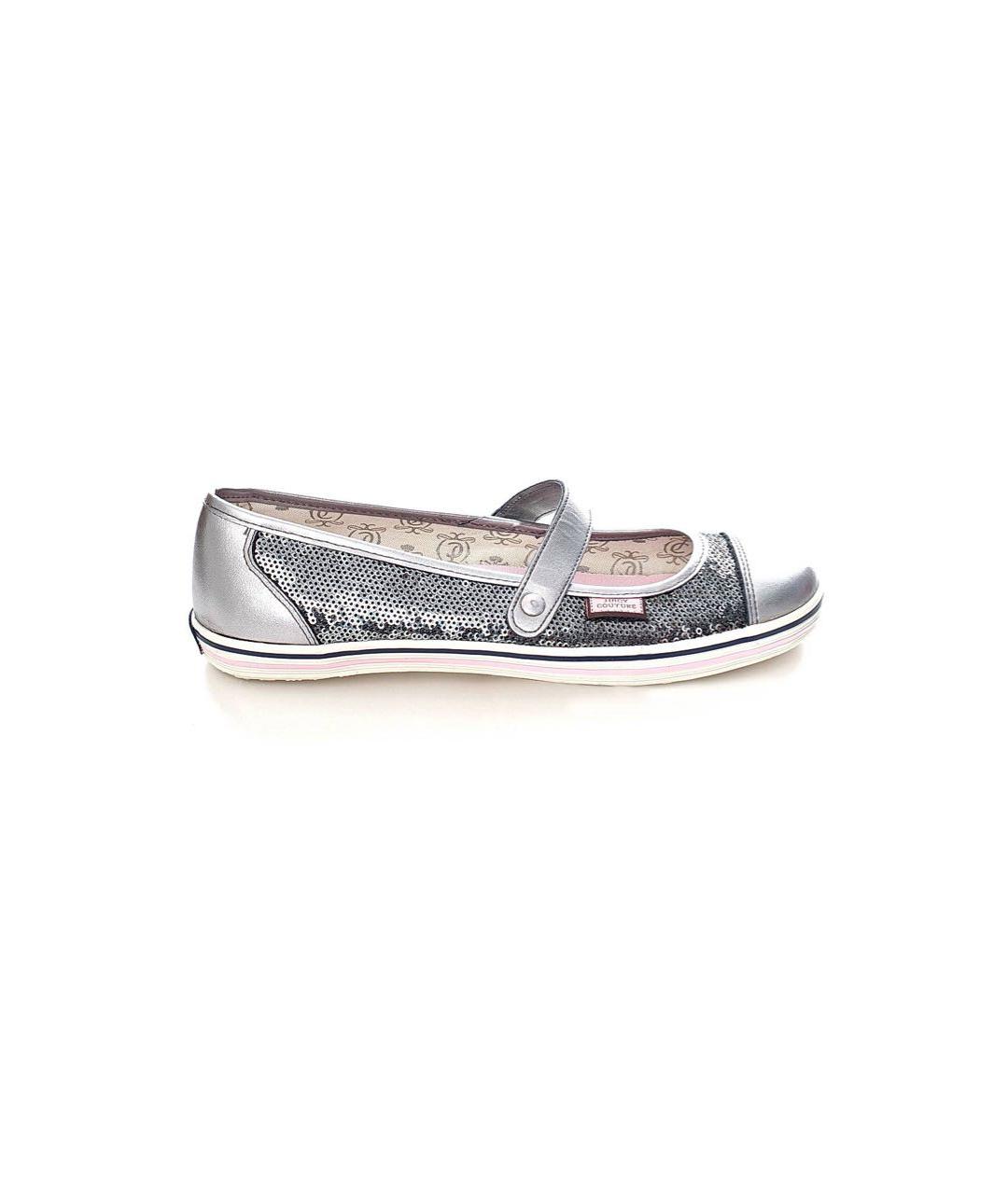 JUICY COUTURE Серебряные балетки, фото 9