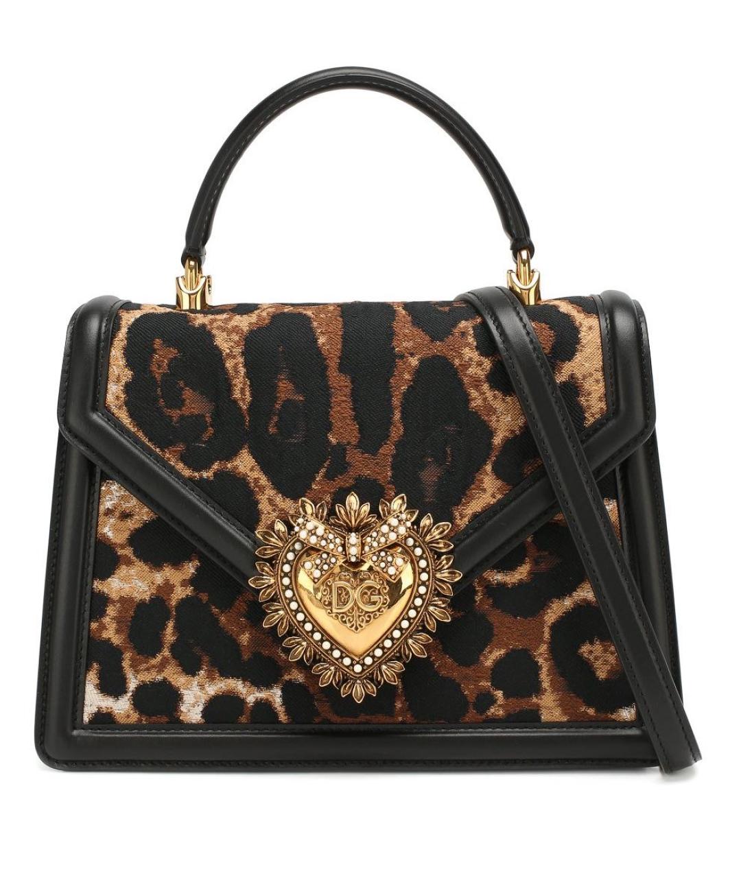 DOLCE&GABBANA Коричневая сумка через плечо, фото 9