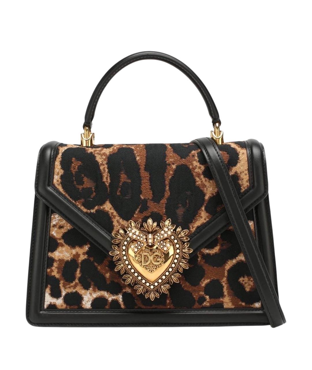 DOLCE&GABBANA Коричневая сумка через плечо, фото 1