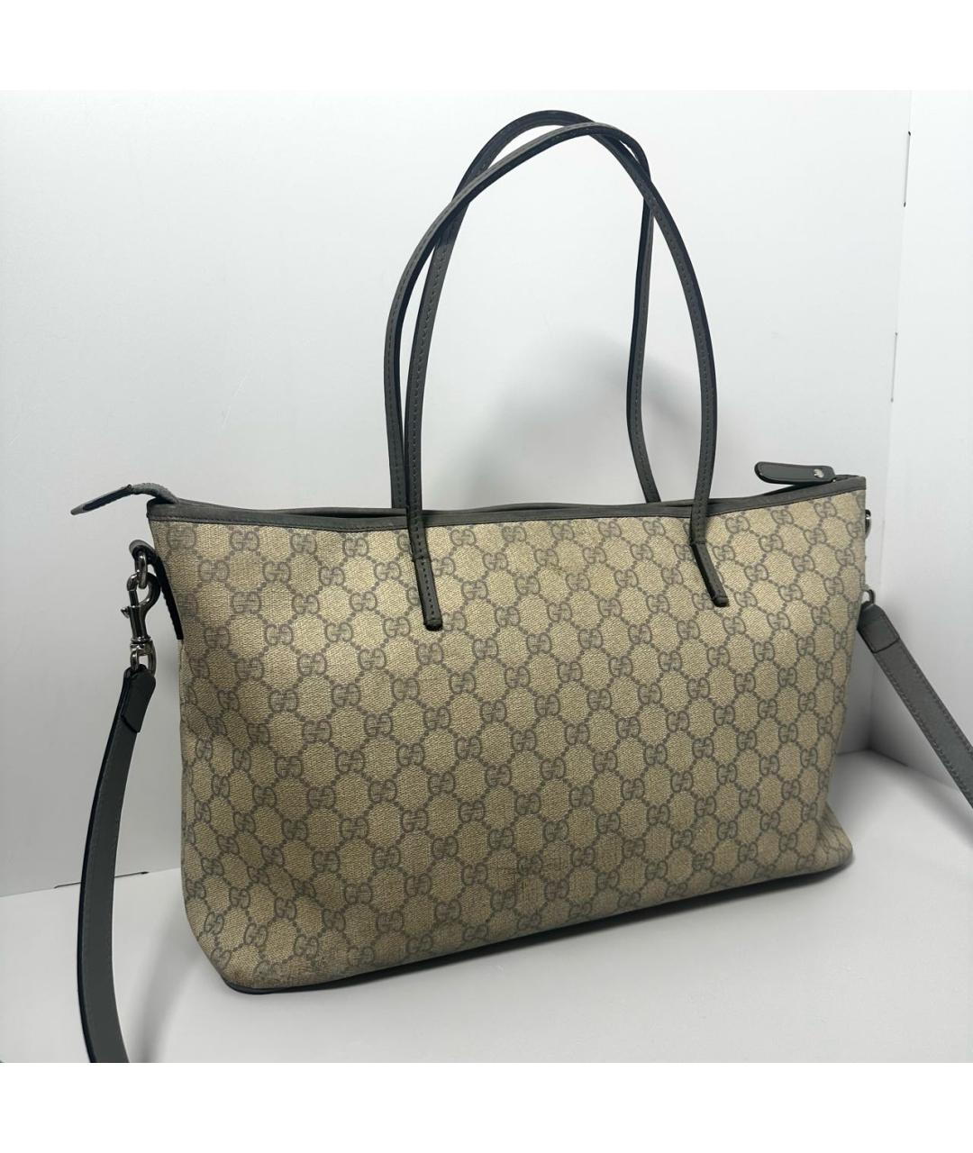 GUCCI Бежевая сумка тоут, фото 4