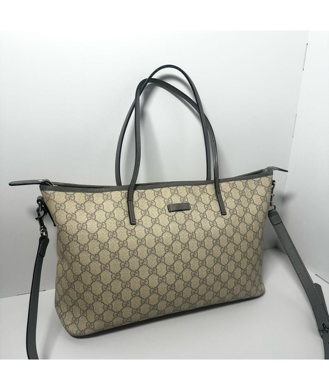 GUCCI Бежевая сумка тоут, фото 2