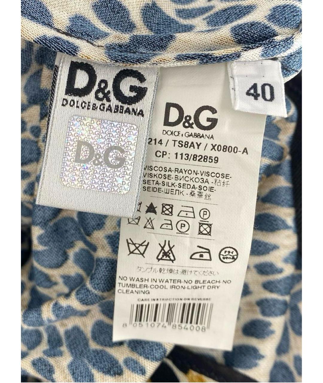 DOLCE&GABBANA Вискозное платье, фото 4