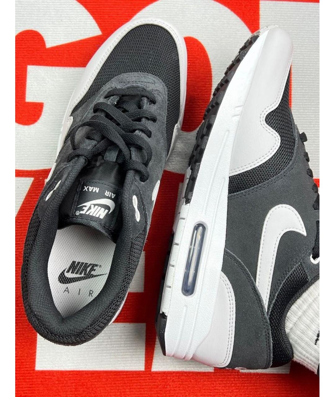 NIKE Черные замшевые низкие кроссовки / кеды, фото 8