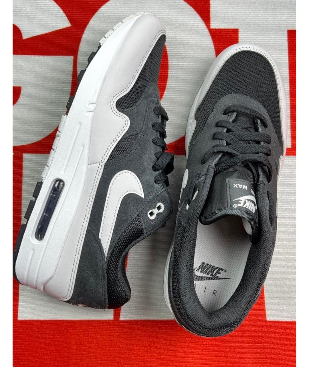 NIKE Черные замшевые низкие кроссовки / кеды, фото 6