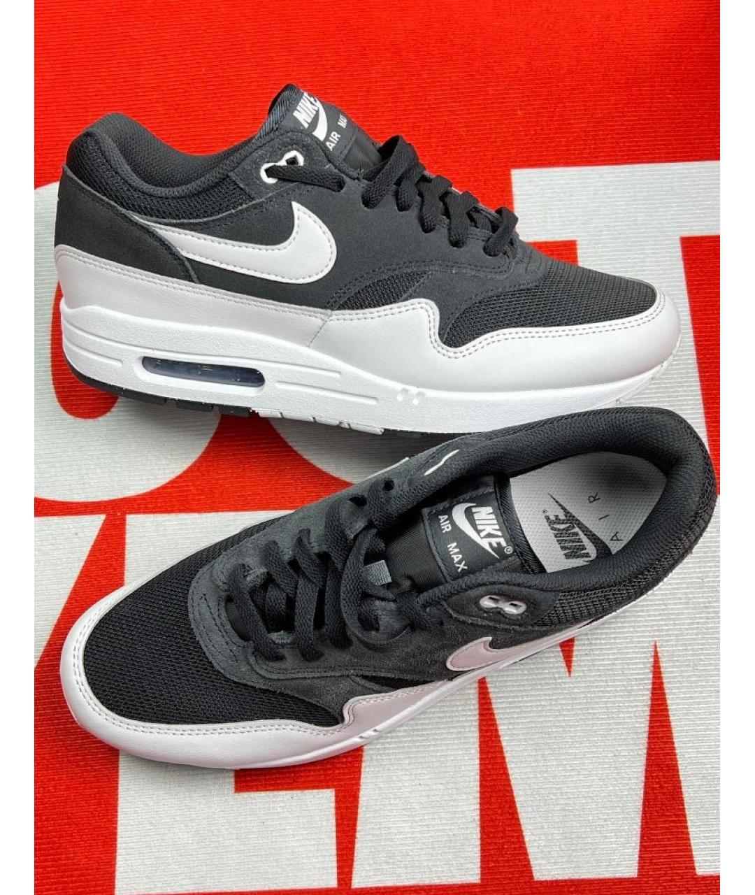 NIKE Черные замшевые низкие кроссовки / кеды, фото 7