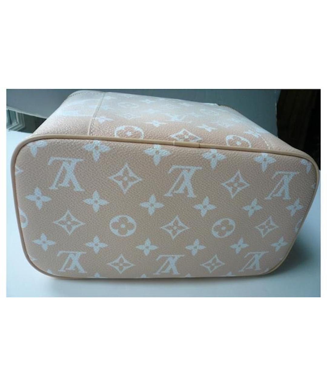 LOUIS VUITTON Бежевая косметичка, фото 5