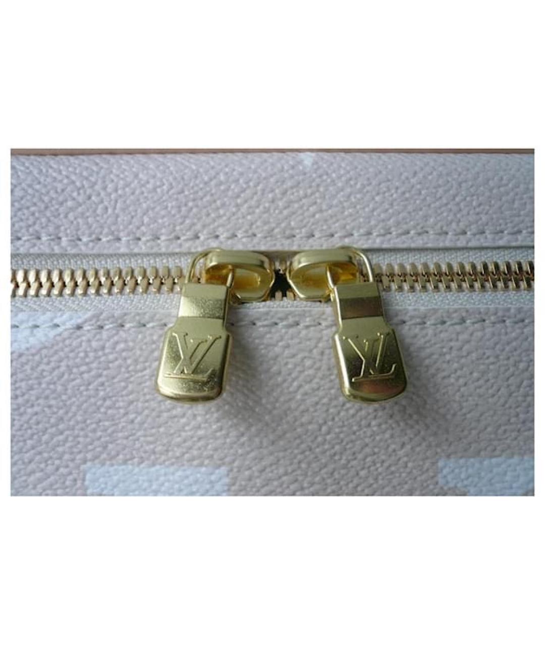 LOUIS VUITTON Бежевая косметичка, фото 7