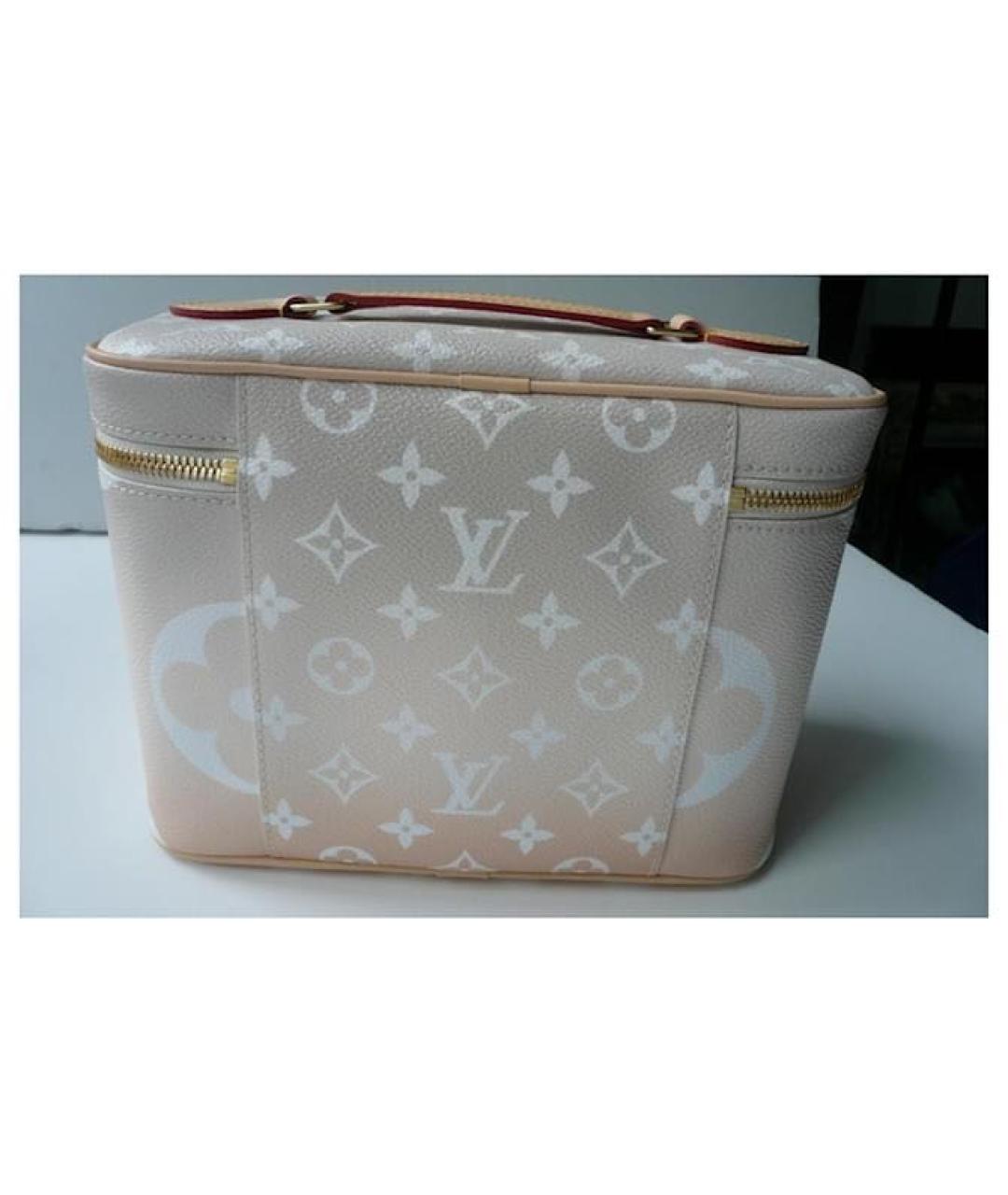 LOUIS VUITTON Бежевая косметичка, фото 3