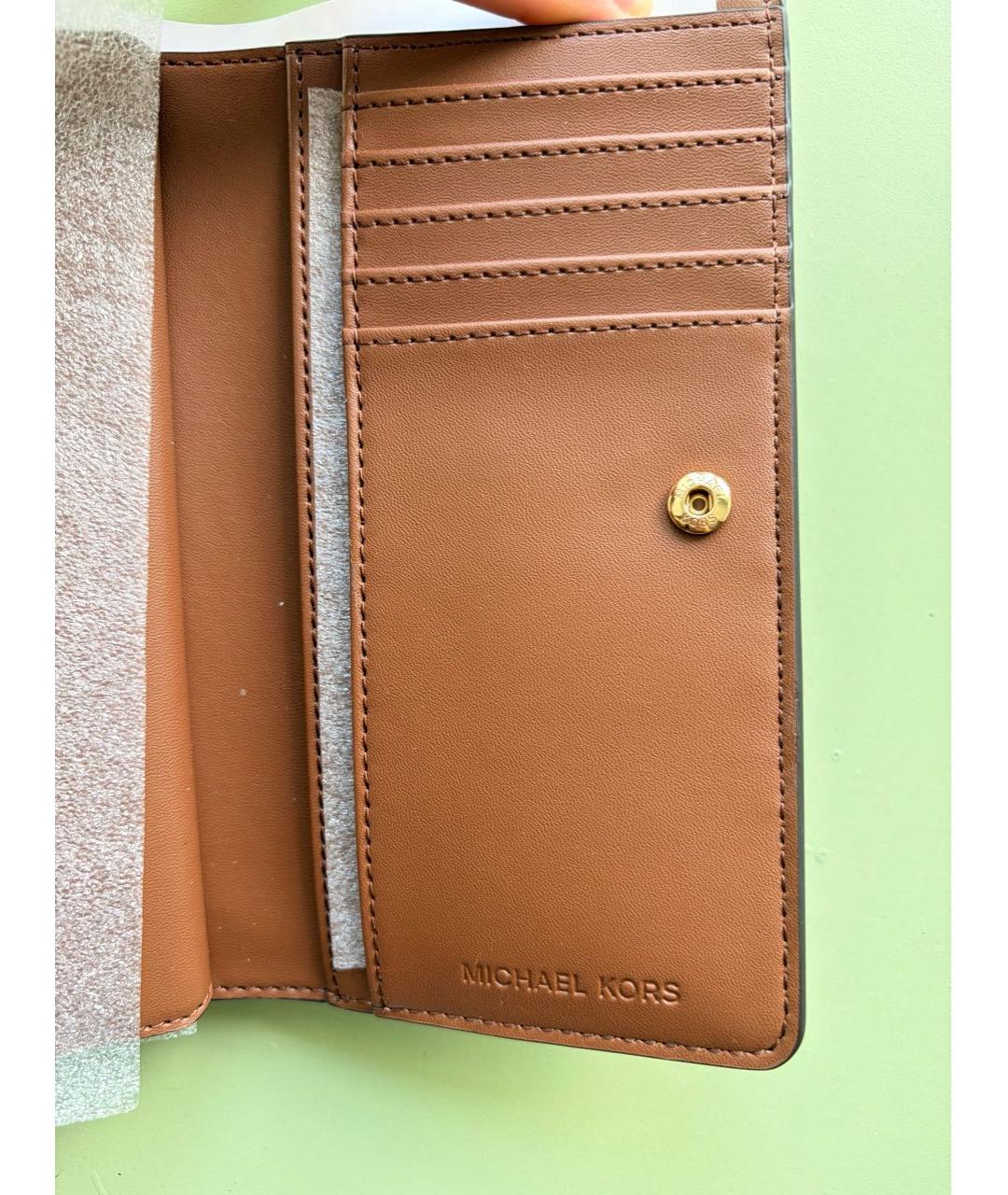 MICHAEL KORS Коричневый кошелек, фото 5
