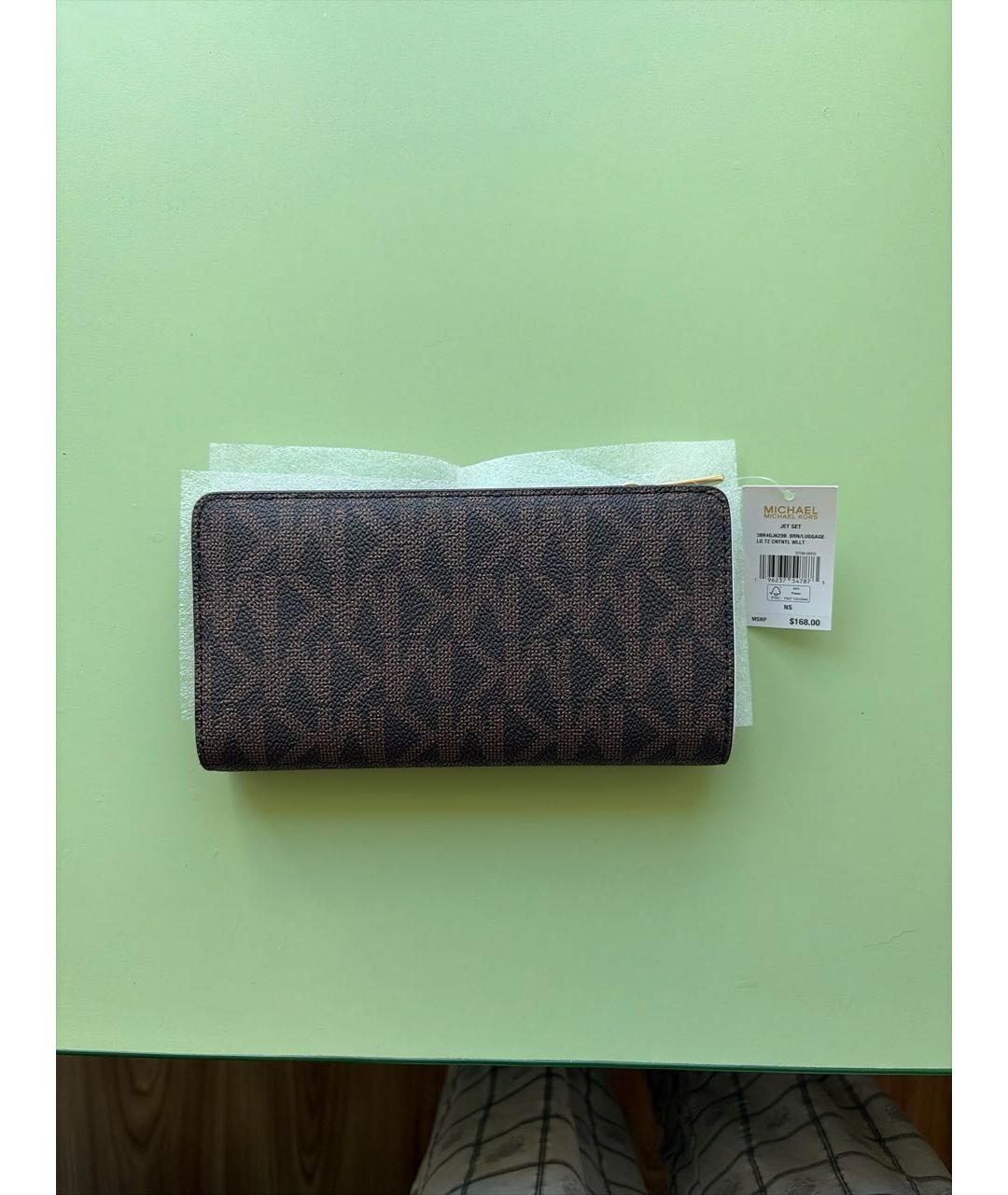 MICHAEL KORS Коричневый кошелек, фото 3