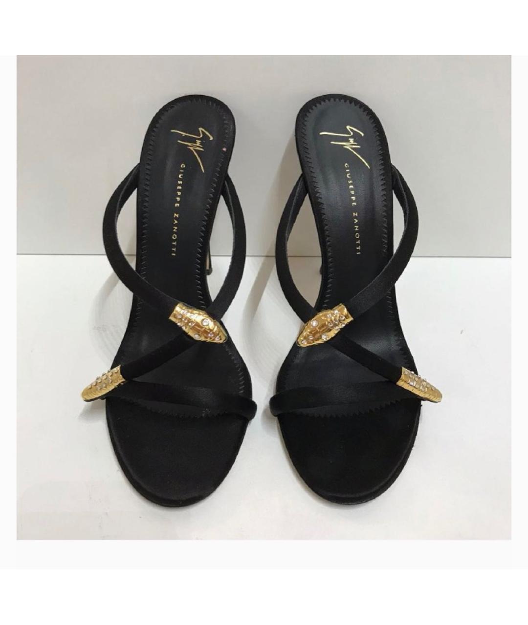 GIUSEPPE ZANOTTI DESIGN Черные босоножки, фото 2
