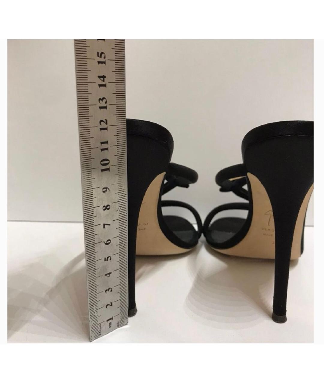 GIUSEPPE ZANOTTI DESIGN Черные босоножки, фото 3