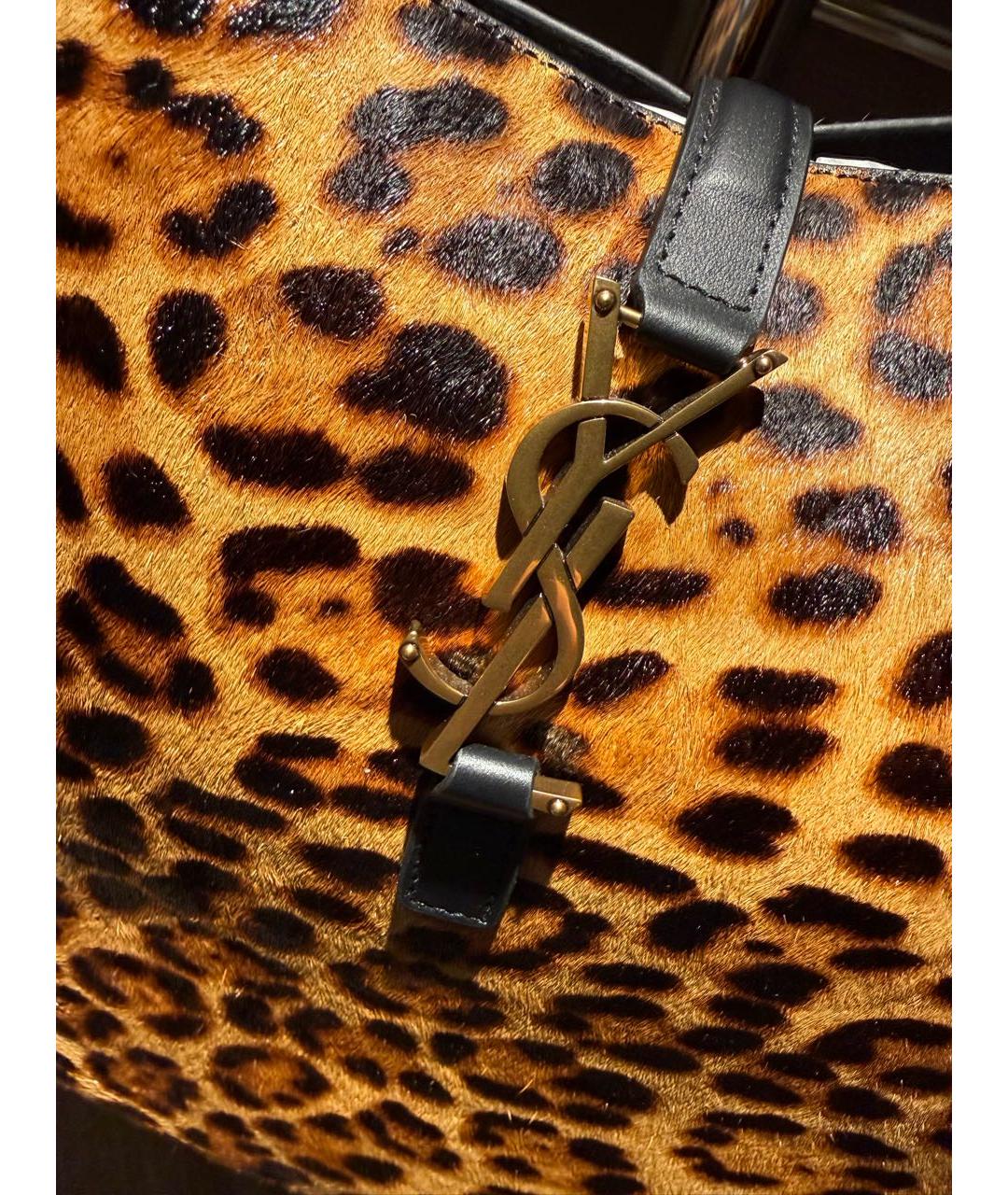 SAINT LAURENT Мульти меховая сумка через плечо, фото 3