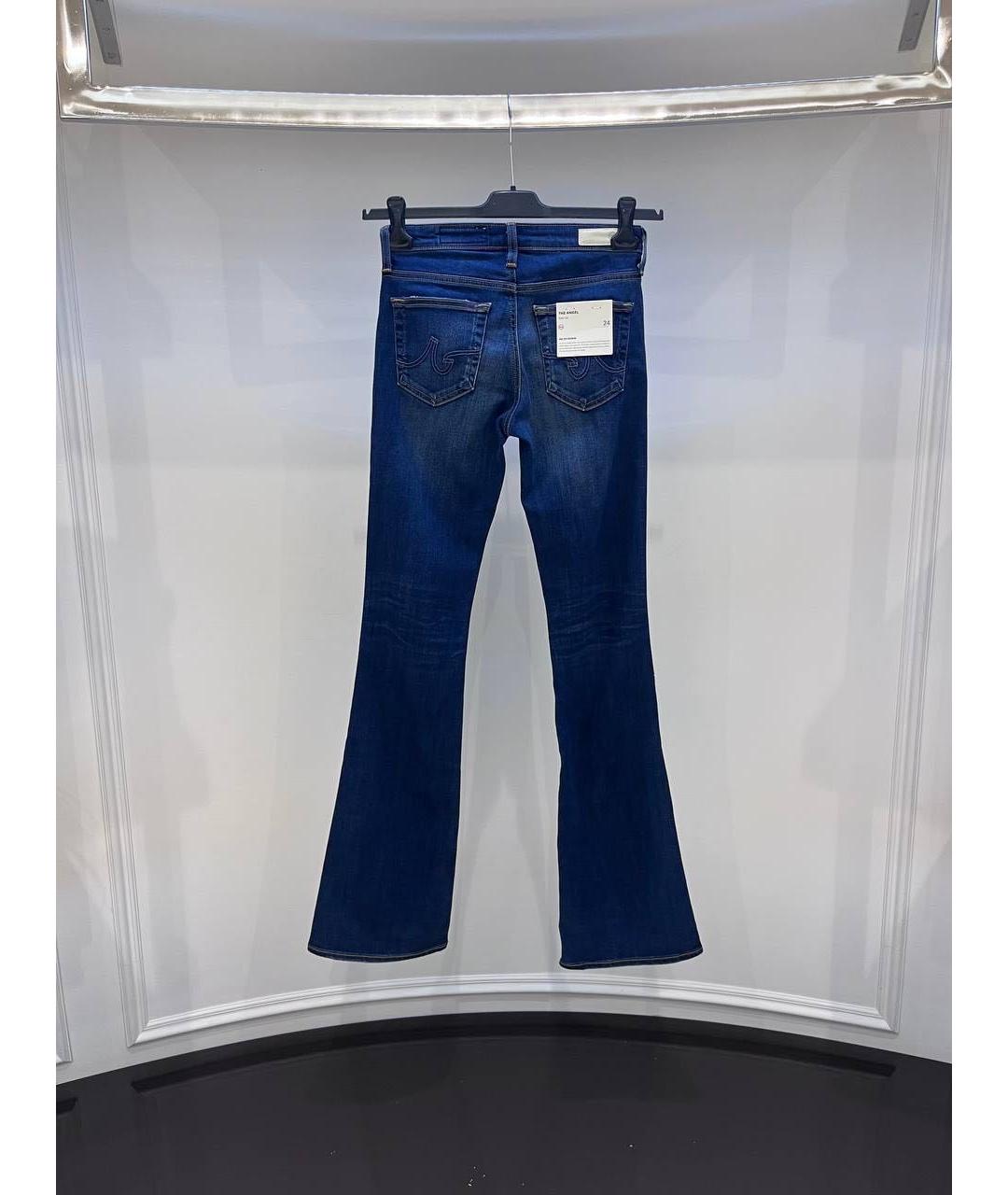 AG JEANS Синие джинсы клеш, фото 2