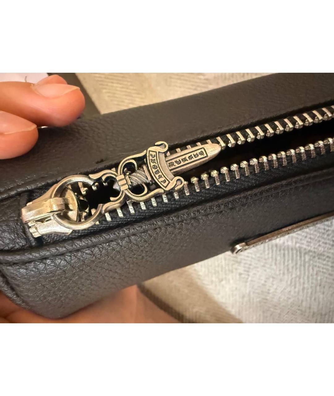 CHROME HEARTS Черные металлические солнцезащитные очки, фото 8