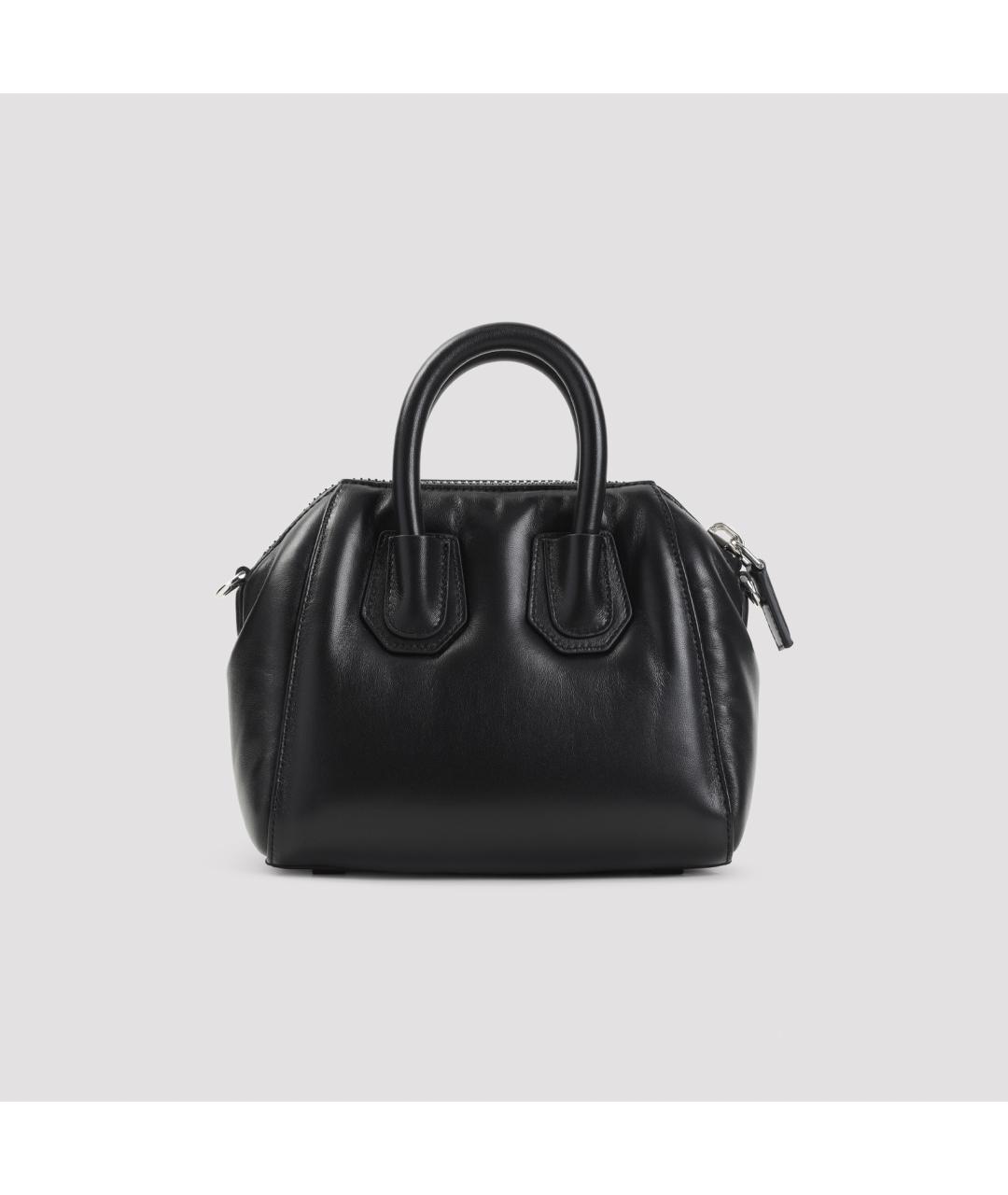 GIVENCHY Черная кожаная сумка тоут, фото 4
