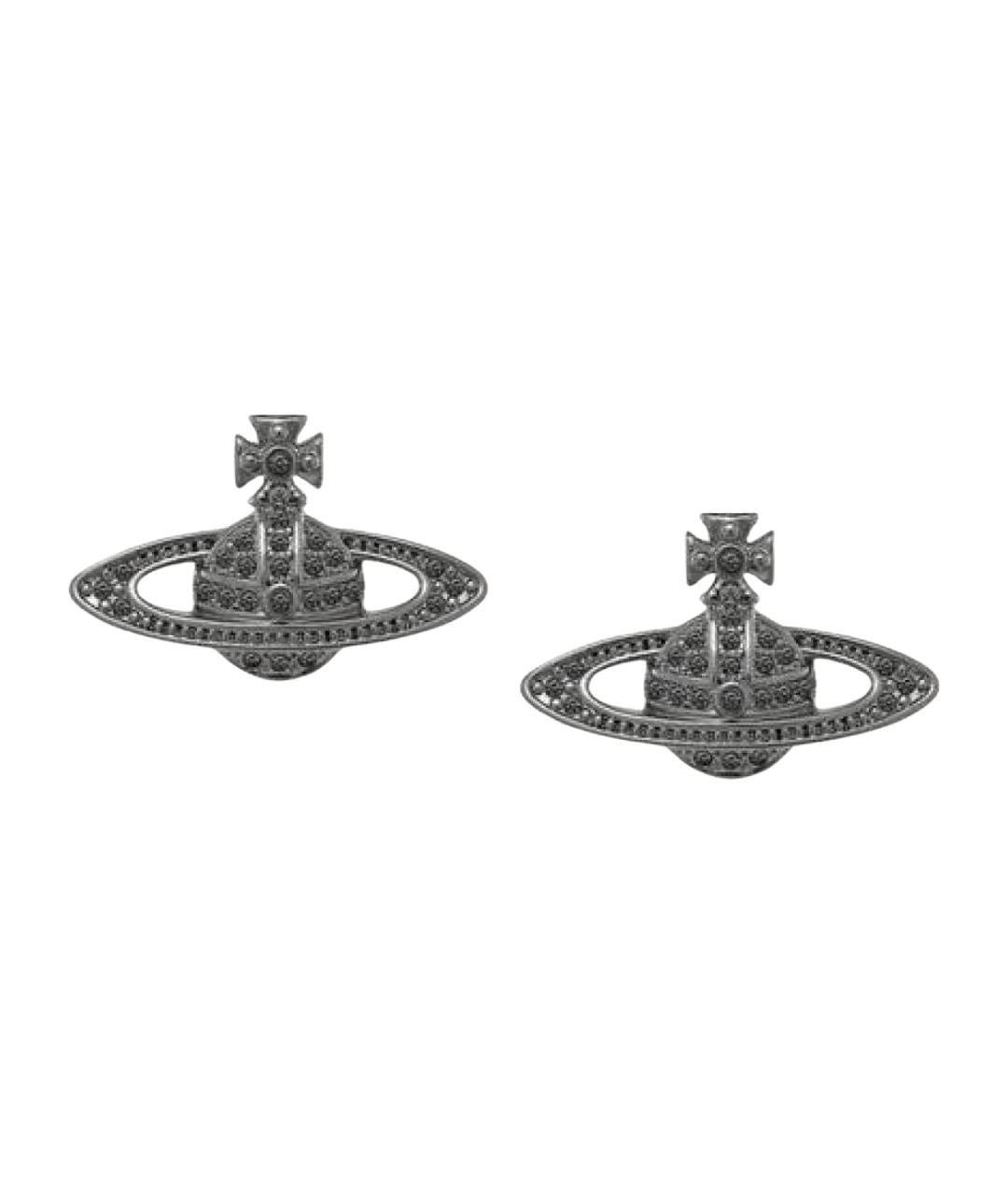 VIVIENNE WESTWOOD Серебряные латунные серьги, фото 1