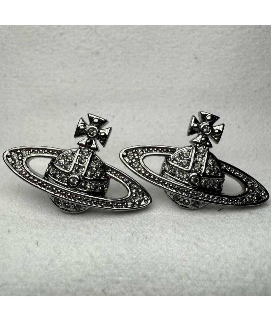 VIVIENNE WESTWOOD Серебряные латунные серьги, фото 5