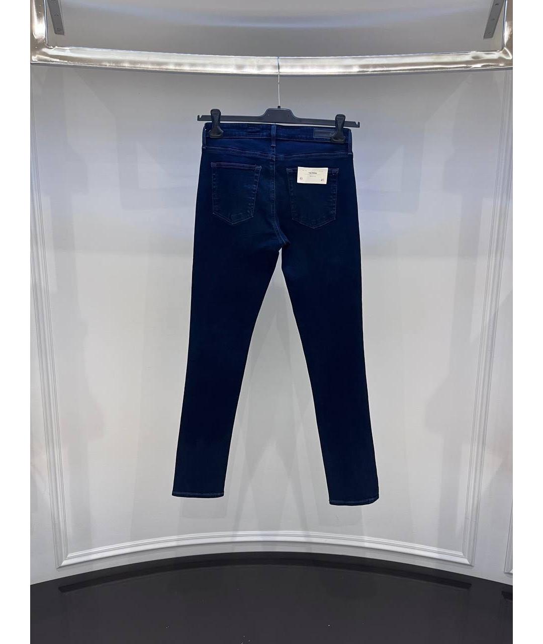 AG JEANS Темно-синие джинсы слим, фото 2
