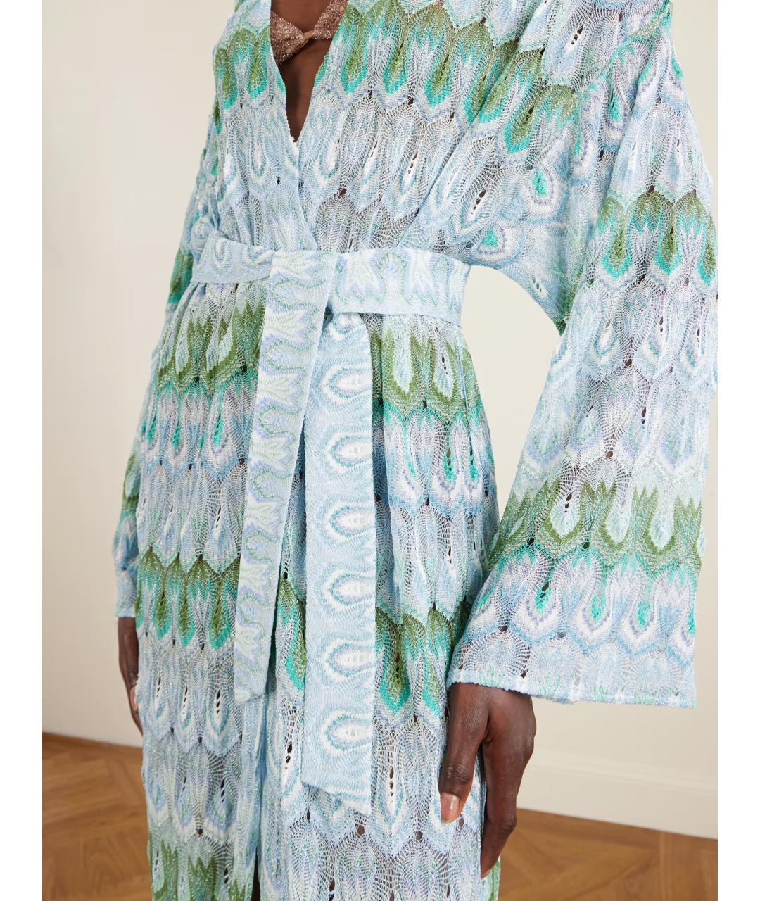 MISSONI Голубая вискозная туника, фото 4