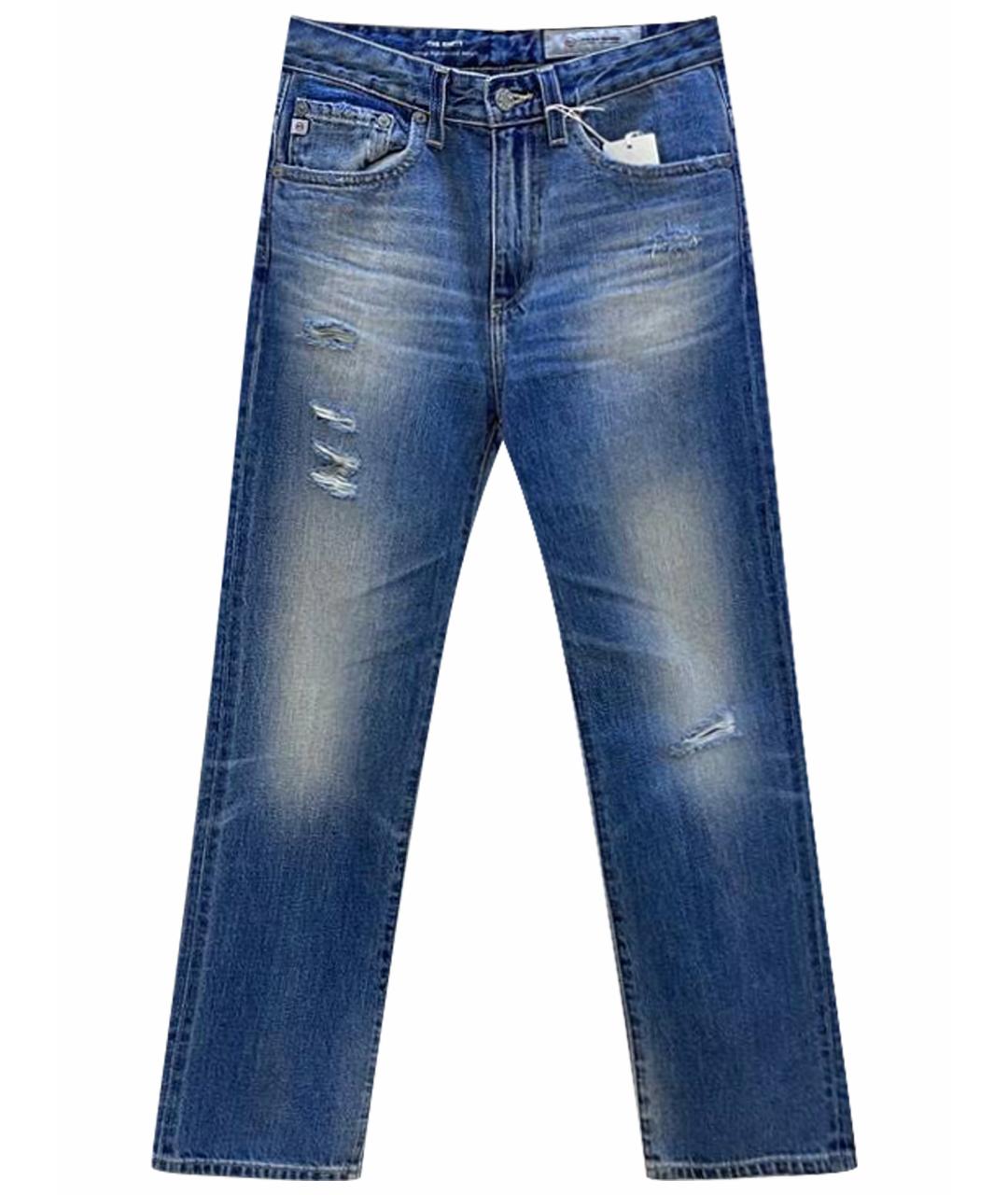 AG JEANS Синие джинсы слим, фото 1