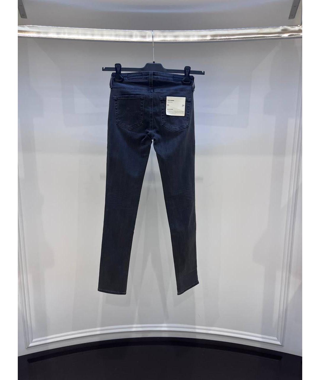 AG JEANS Темно-синие джинсы слим, фото 2