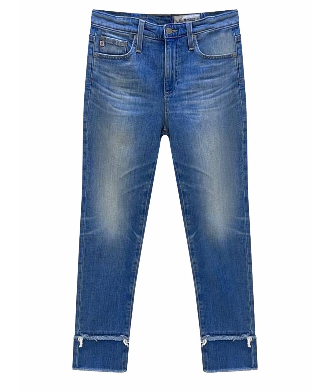 AG JEANS Синие джинсы слим, фото 1