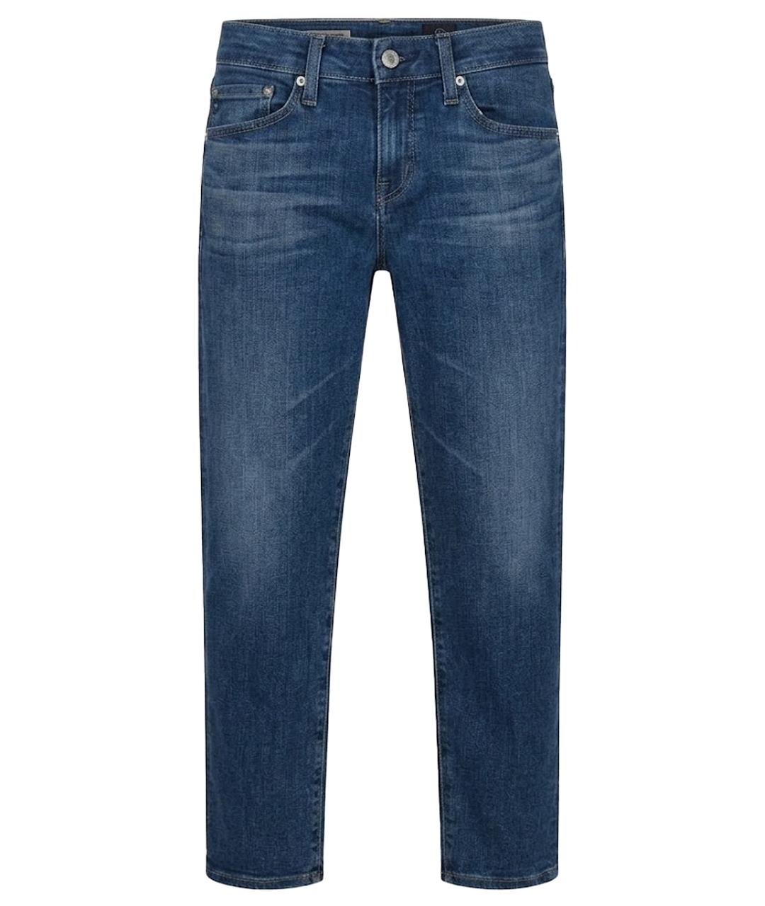 AG JEANS Синие джинсы слим, фото 1