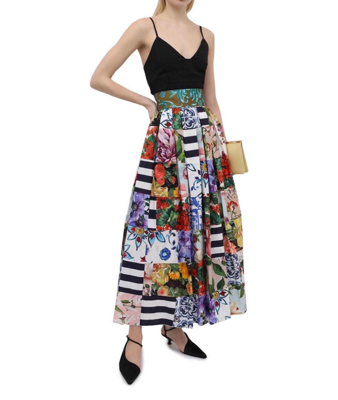 DOLCE&GABBANA Мульти юбка макси, фото 2