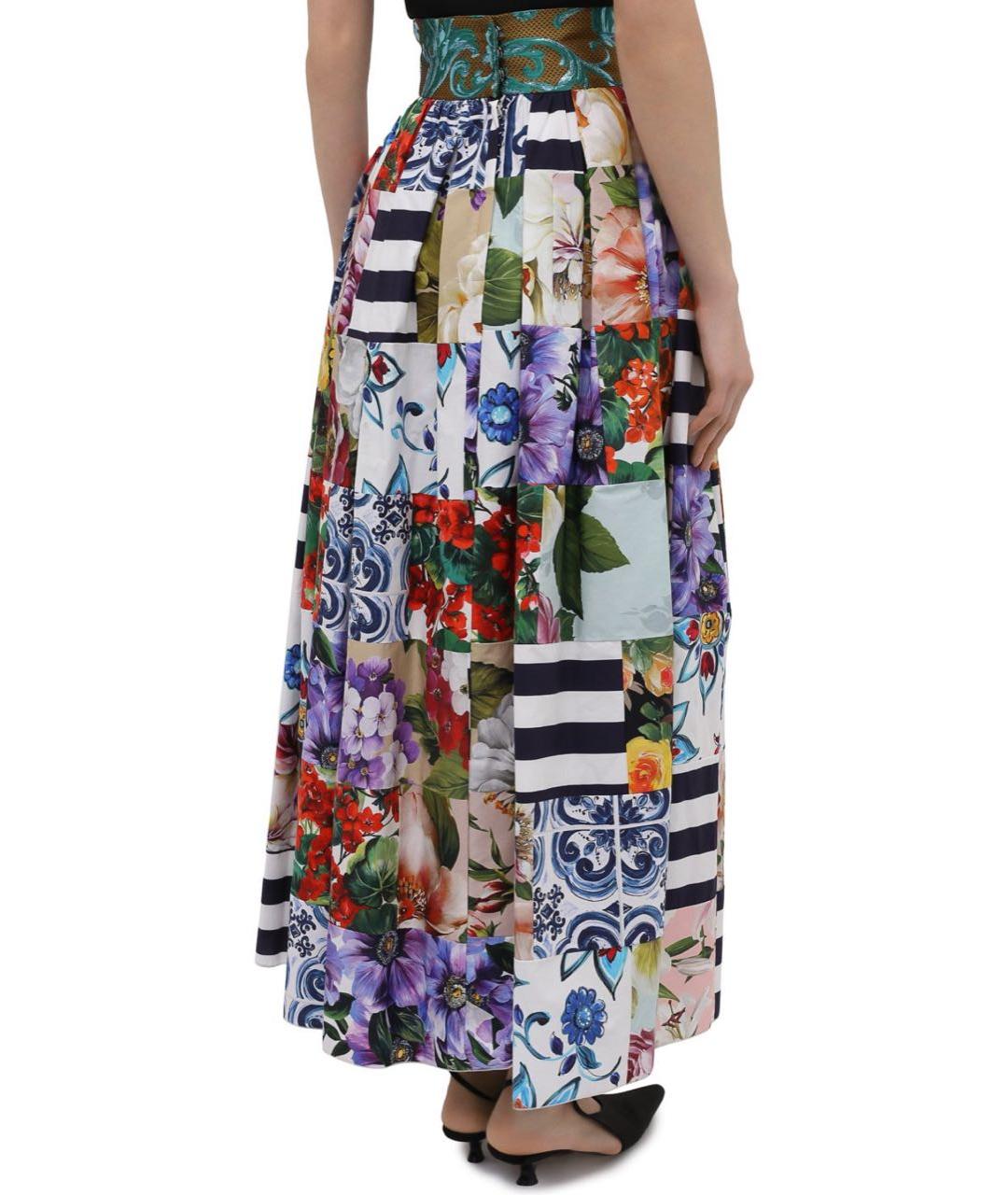 DOLCE&GABBANA Мульти юбка макси, фото 3