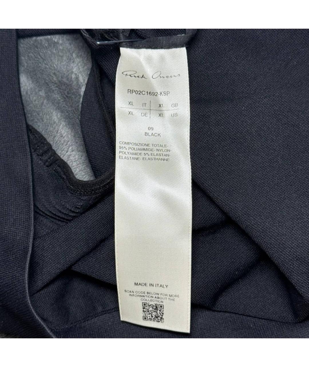 RICK OWENS Черная майка, фото 7