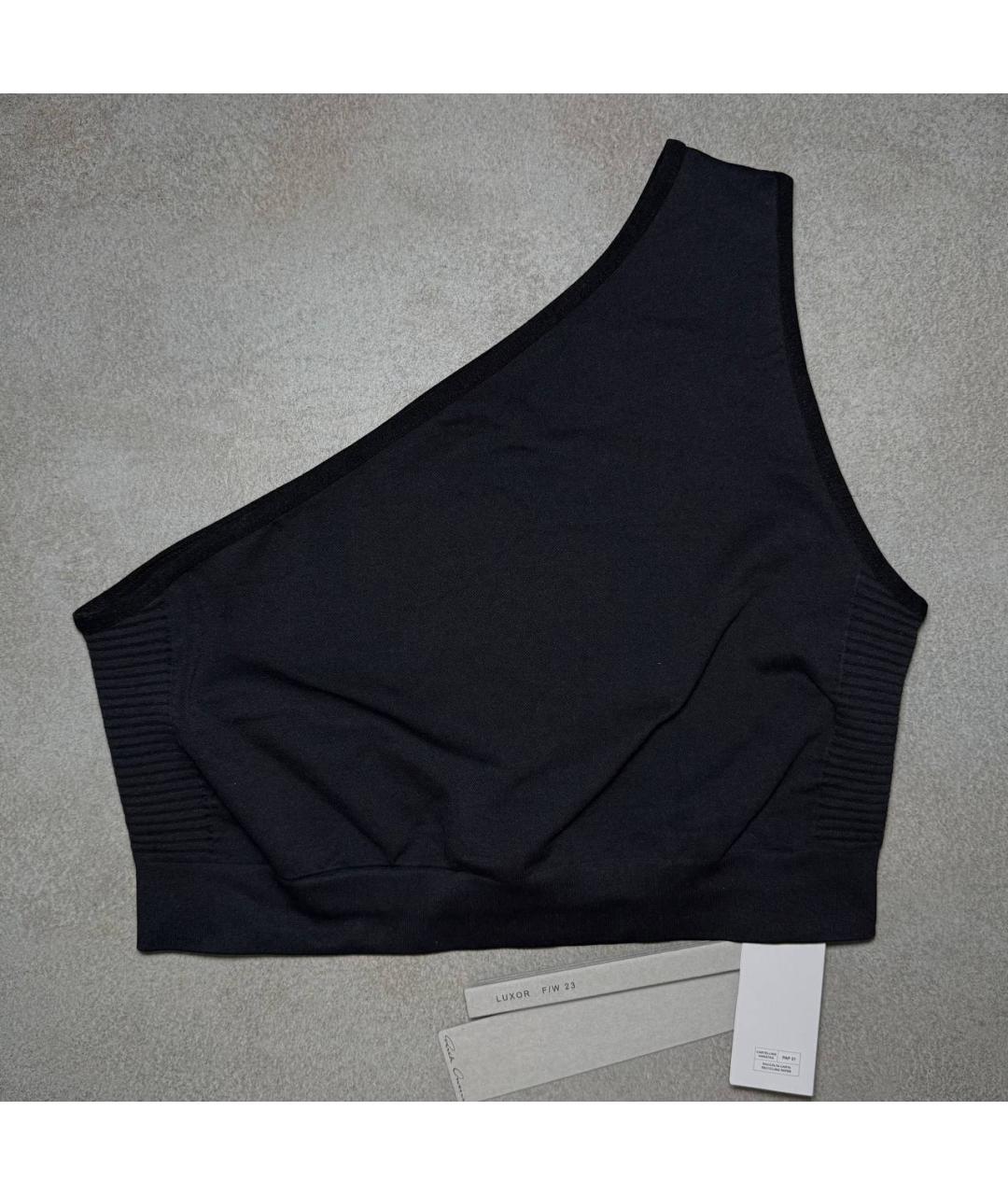 RICK OWENS Черная майка, фото 9