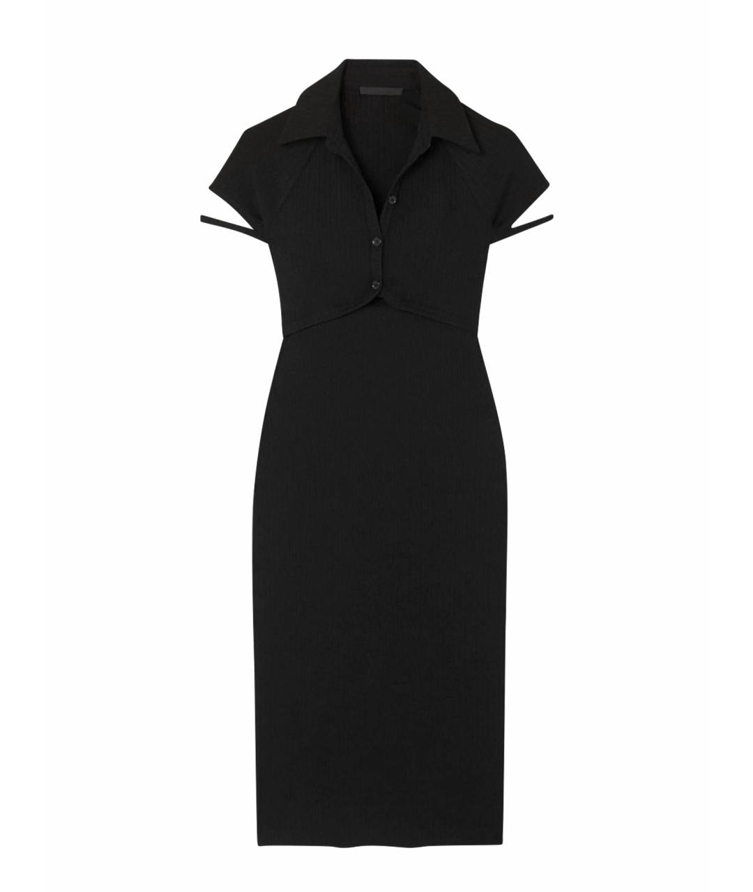 HELMUT LANG Черное платье, фото 1