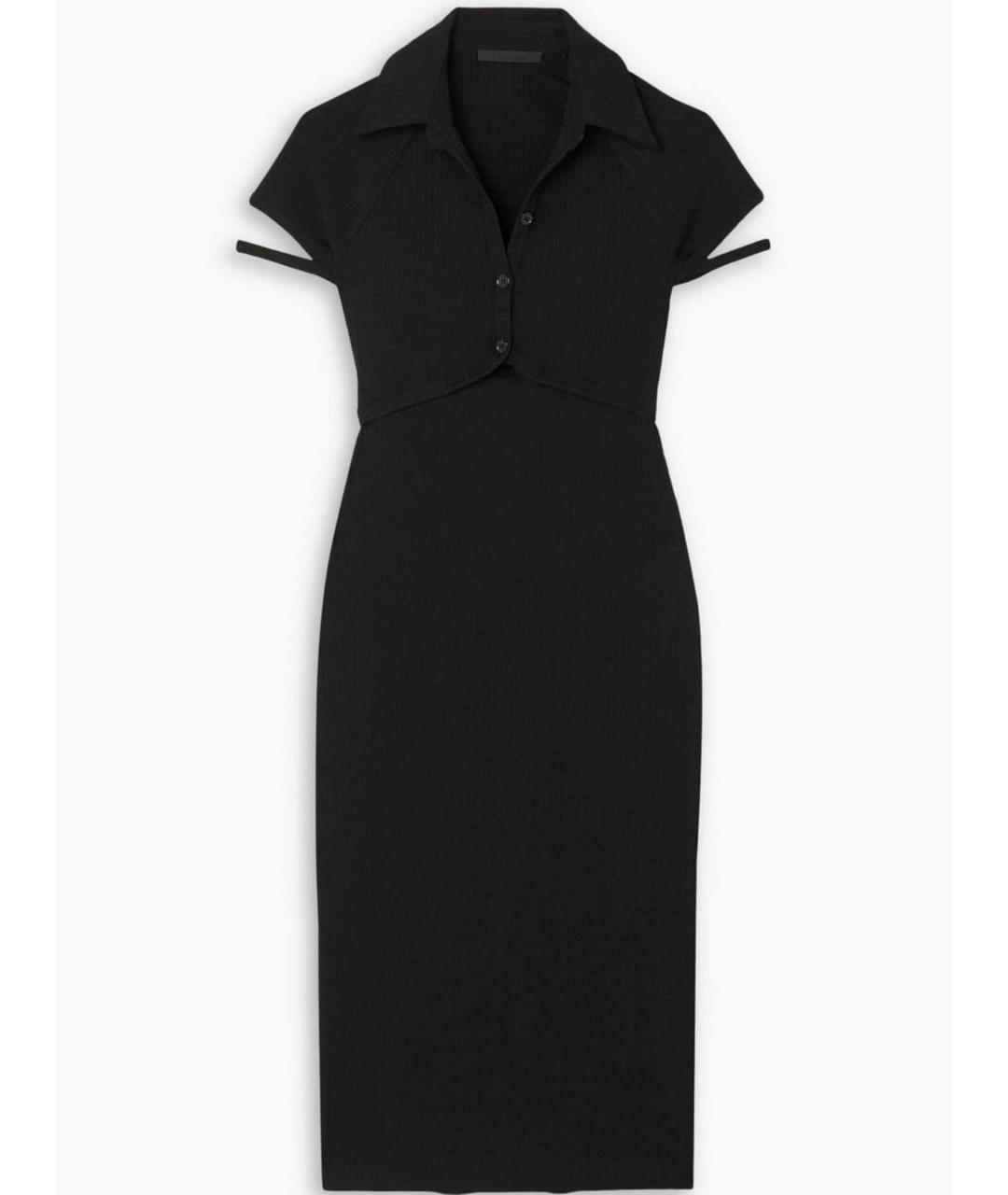 HELMUT LANG Черное платье, фото 2