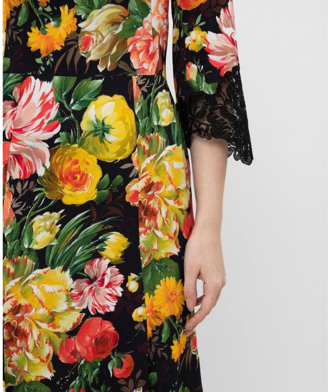 DOLCE&GABBANA Мульти вечернее платье, фото 5