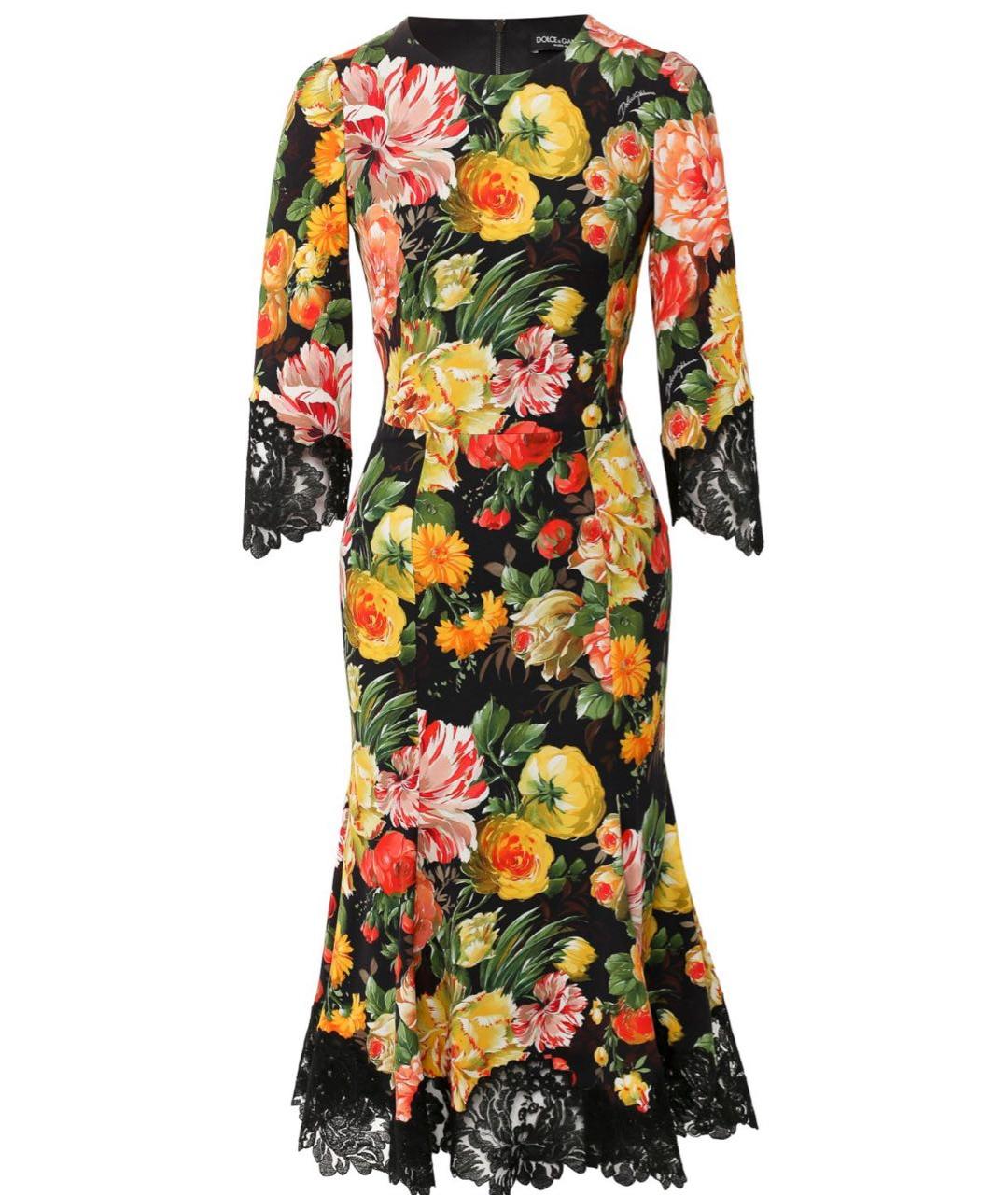 DOLCE&GABBANA Мульти вечернее платье, фото 6