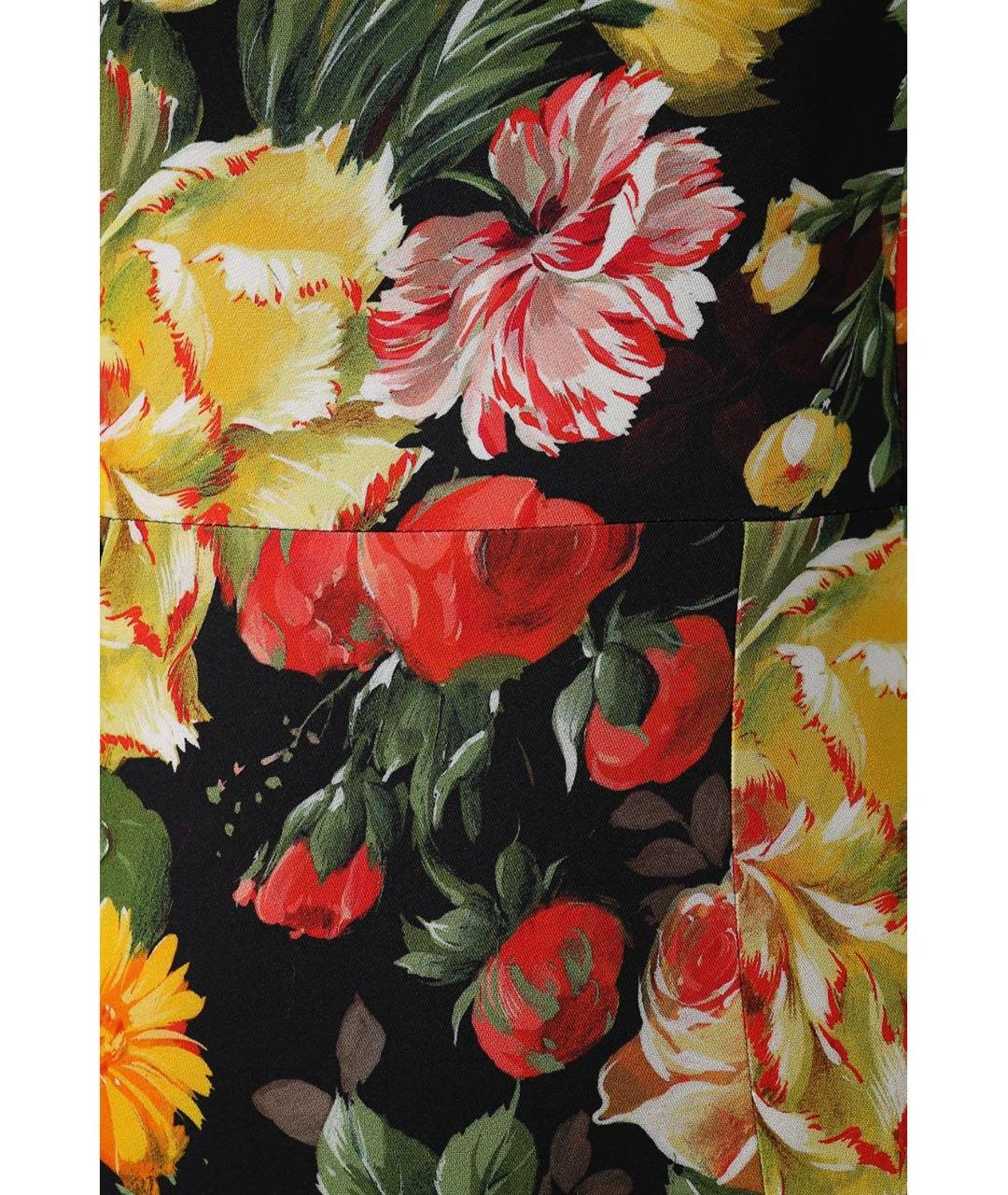 DOLCE&GABBANA Мульти вечернее платье, фото 4